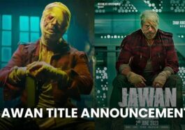 Jawan Title Announcement Poster
