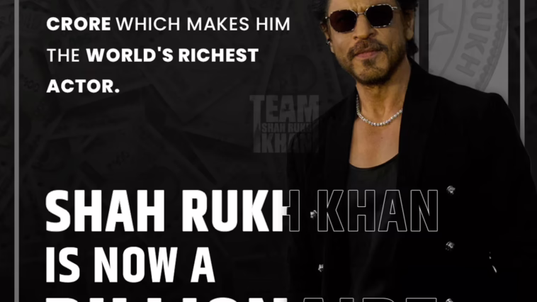 Shah Rukh Khan billionaire richest actor 2025